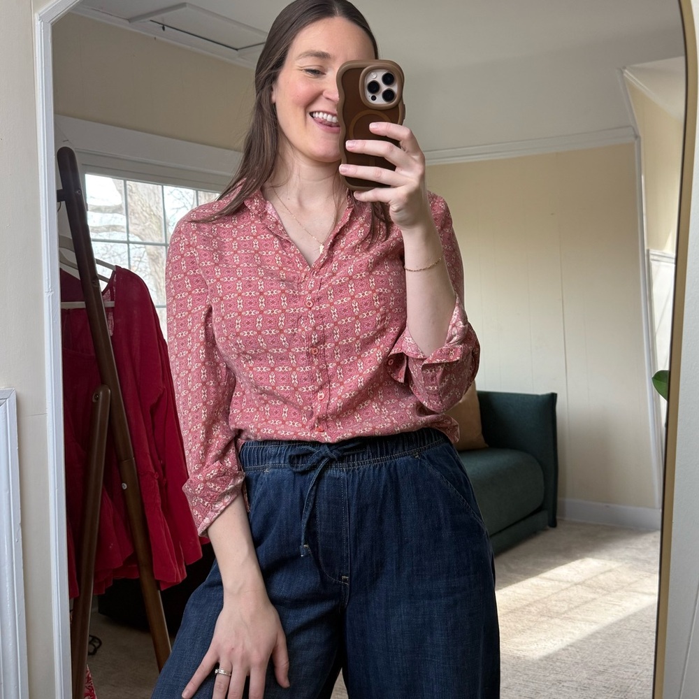 Vintage Silk Ann Taylor Top